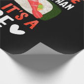 Sushi Stil mehr als ein Biss Geschenkpapier (Ecke)