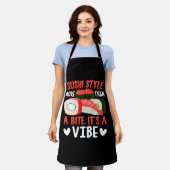 Sushi Stil mehr als ein Biss Schürze (Getragen)