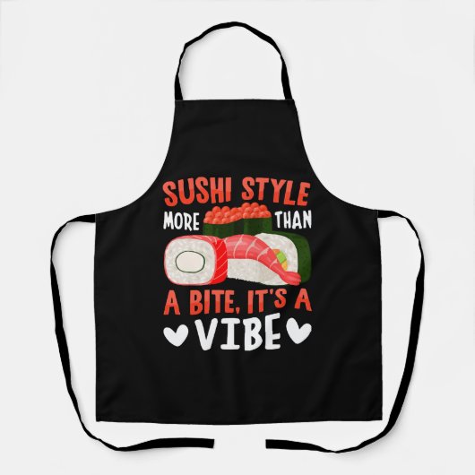 Sushi Stil mehr als ein Biss Schürze (Vorderseite)