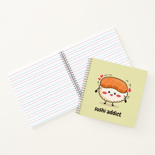 Sushi-Süchtig Notizblock (Innenseite)