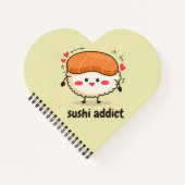 Sushi-Süchtig Notizblock (Vorderseite)