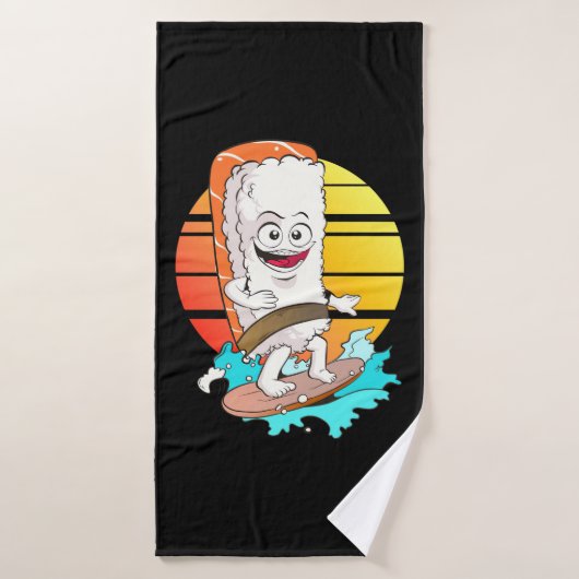 Sushi surfen badehandtuch (Badehandtuch)