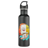 Sushi surfen edelstahlflasche (Vorderseite)