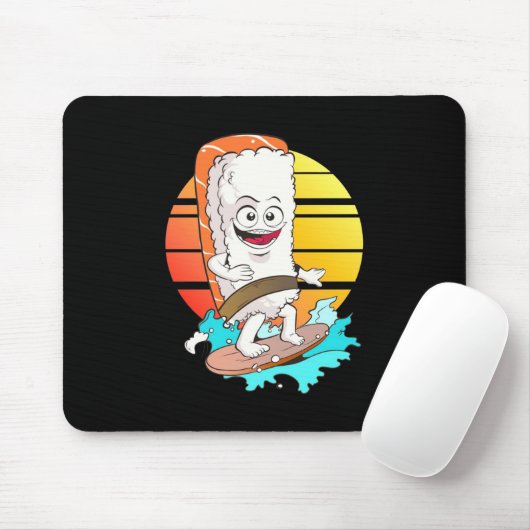 Sushi surfen mousepad (Mit Mouse)