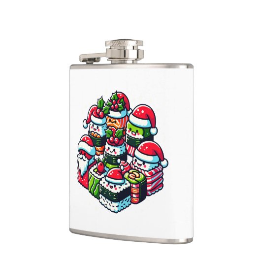 Sushi Sushi Funny Funny Funny Festival Flachmann (Links)