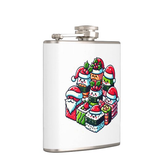 Sushi Sushi Funny Funny Funny Festival Flachmann (Rechts)