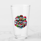 Sushi Sushi Funny Funny Funny Festival Glas (Vorderseite)