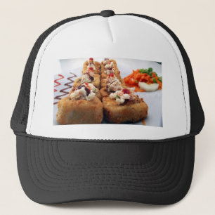 Sushi Sushi Rolls Rice Japanisch Food Asiatisch Truckerkappe