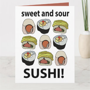 Sushi Sweet and Sour Sushi Karte
