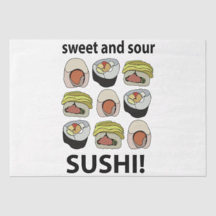 Sushi Sweet und Sour Sushi Seidenpapier