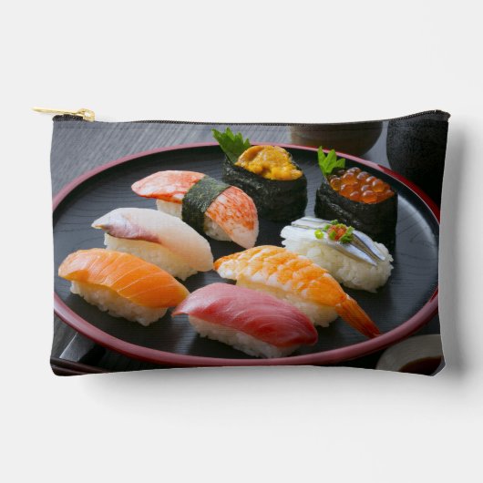 Sushi Symphony Pouch – Perfect Plate Harmony Zubehörtasche (Vorderseite)