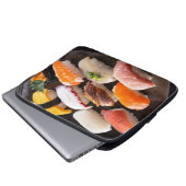 Sushi Symphony – Vibrant Nigiri Art Laptop Sleeve (Vorne Knopf)