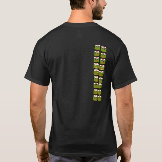 Sushi - T-Shirt (Rückseite)