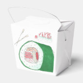 Sushi Takeout Box Geschenkschachtel (Rückseite)