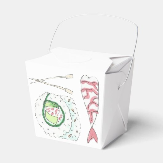 Sushi Takeout Box Geschenkschachtel (Vorderseite)