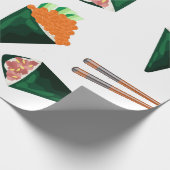 Sushi Temaki Geschenkpapier (Ecke)