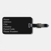 Sushi-Textentwurf Gepäckanhänger (Rückseite horizontal)