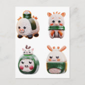 Sushi-Tier, Postkreuz Postkarte (Vorderseite)