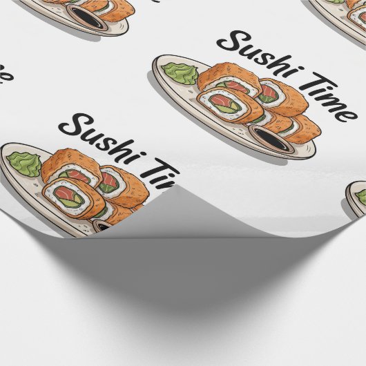 Sushi Time Geschenkpapier (Ecke)