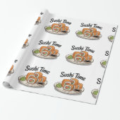 Sushi Time Geschenkpapier (Ungerollt)