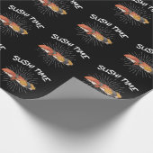 Sushi Time Rice japanisches Essen Lover Nigiri Geschenkpapier (Ecke)