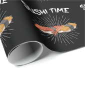 Sushi Time Rice japanisches Essen Lover Nigiri Geschenkpapier (Rolleneckpunkt)