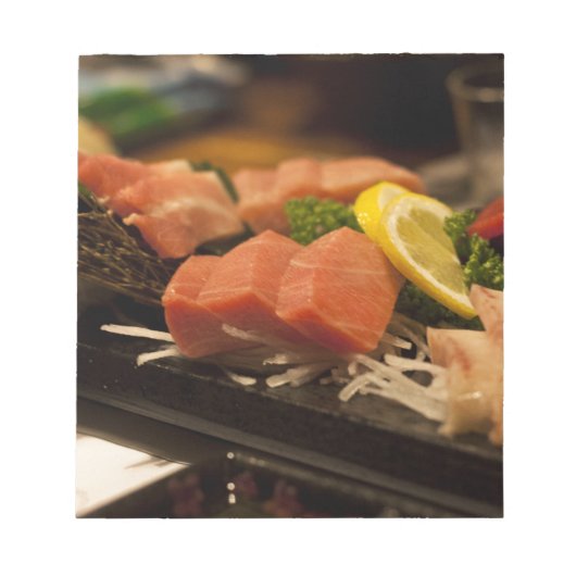 Sushi Time Thunfisch Party Fisch Notizblock (Vorderseite)