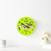 Sushi Time! Wall-Uhr Runde Wanduhr (Zuhause)