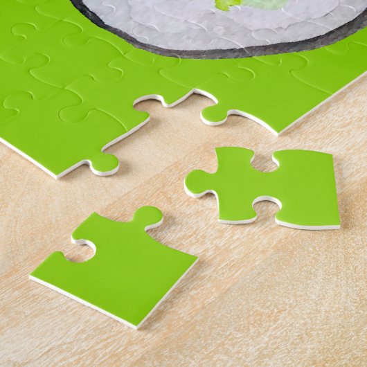 Sushi Time watercolor wasabi Puzzle (Seite)