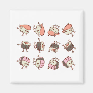 Sushi-Trainingswitz Magnet