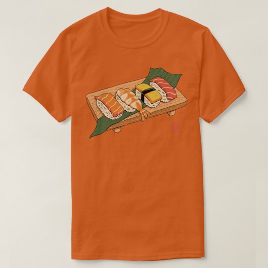 Sushi Ukiyoe T-Shirt (Design vorne)