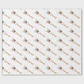 Sushi und Chopsticks Geschenkpapier (Flach)