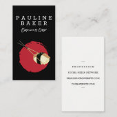 Sushi und Chopsticks-Logo Visitenkarte (Vorne/Hinten)