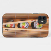 Sushi und hölzerne Essstäbchen Case-Mate iPhone Hülle (Rückseite (Horizontal))