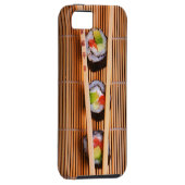 Sushi und hölzerne Essstäbchen Case-Mate iPhone Hülle (Rückseite/rechts)