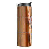 Sushi und hölzerne Essstäbchen Thermosbecher (Nach links gedreht)