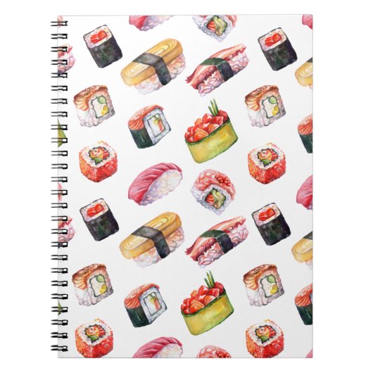 Sushi und Nigiri Notizblock (Vorderseite)