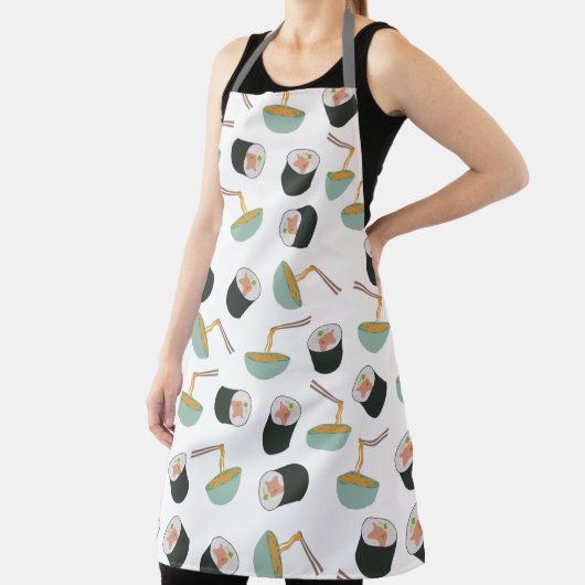 Sushi und Noodles Muster Schürze (InSitu)