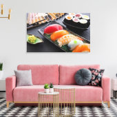 Sushi und Rollen Leinwanddruck (Insitu (Wohnzimmer))