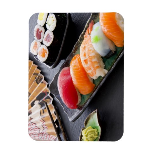 Sushi und Rollen Magnet (Vertikal)