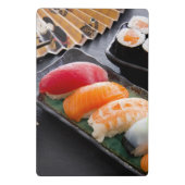 Sushi und Rollen Mini Klemmbrett (Rückseite)