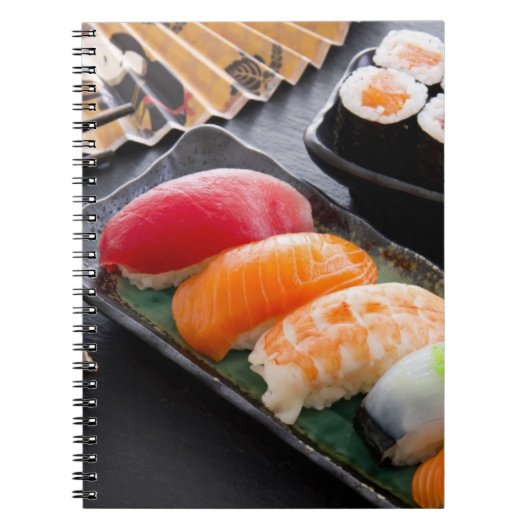 Sushi und Rollen Notizblock (Vorderseite)