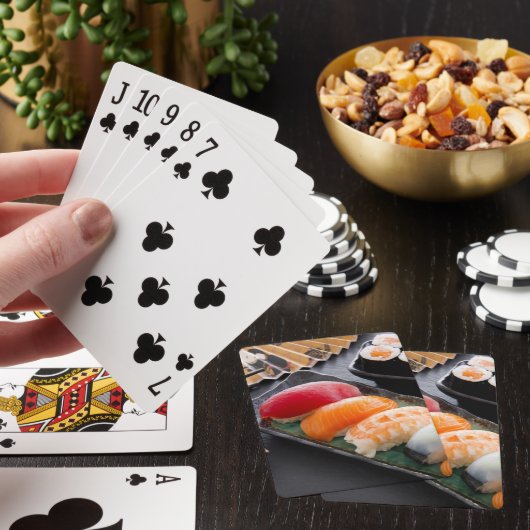 Sushi und Rollen Spielkarten (In Situ)