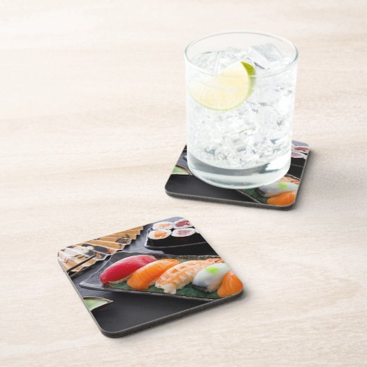 Sushi und Rollen Untersetzer (Rechte Seite)