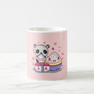 Sushi und Rolls kawaii Sushi Tasse