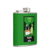 Sushi und Sake-Feinschmecker Flachmann (Rechts)