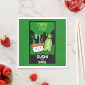 Sushi und Sake-Feinschmecker Serviette (Beispiel)