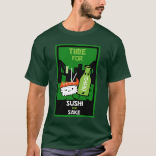 Sushi und Sake-Feinschmecker T-Shirt