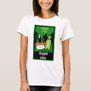 Sushi und Sake Feinschmeckers T - Shirt