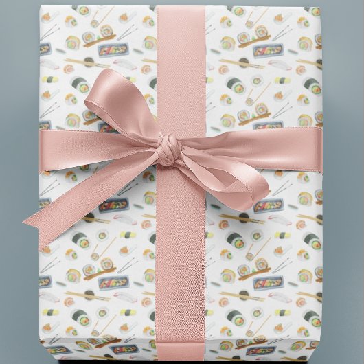 Sushi und Sashimi Geschenkpapier